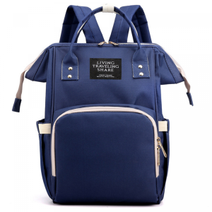 Herzberg HG-03206: Multifunctionele Mama Luier en Babyfles Tas - Blauw