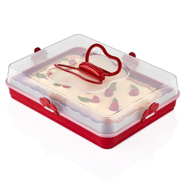 Herzberg Party Butler Cake Dome Rood