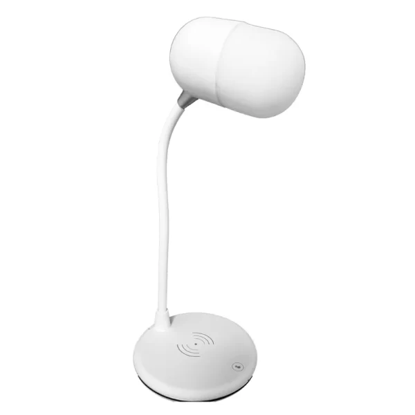 Grundig ED-72546: 3-in-1 Led-bureaulamp, Bluetooth-luidspreker en Draadloze Oplader