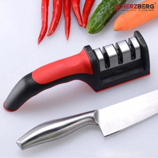 Herzberg HG-8101: Stevige Messenslijper Zwart - Afbeelding 4
