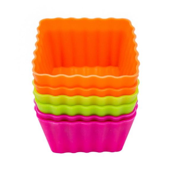 Blaumann BL-1266, Vierkantige kop cake 6 stuks