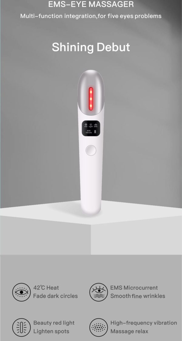 Cenocco schoonheid elektromagnetische oogmassager - Afbeelding 3