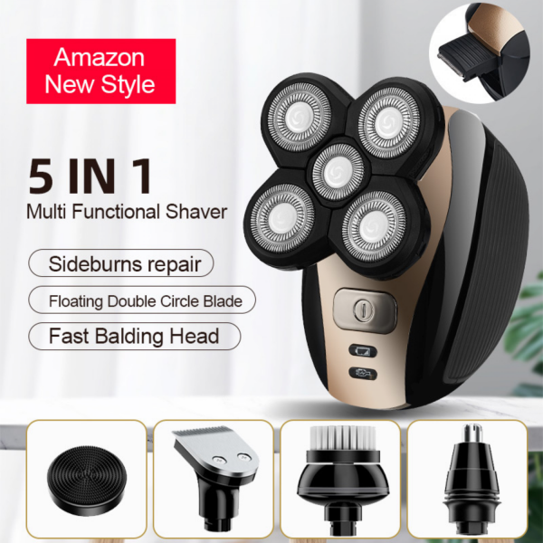 Cenocco Beauty 5 in 1 Precisietrimmer, gezichtsreiniger en verzorgingsset - Afbeelding 3