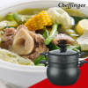 Cheffinger CF-COUS6: 6L Marmer Gecoat Stoomkoker Couscous Pot - Afbeelding 2