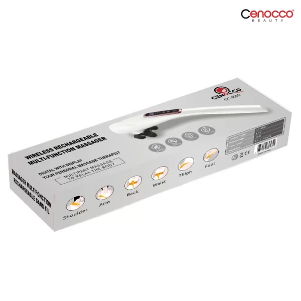 Cenocco Beauty CC-03756: Draadloos Oplaadbaar Multifunctioneel Massageapparaat - Afbeelding 2