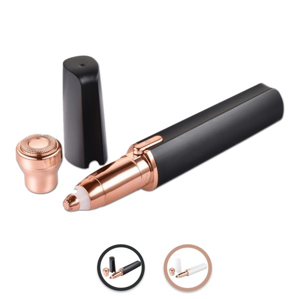 Cenocco Beauty CC-9095: 2 in 1 Wenkbrauwtrimmer en Gezichtsscheerapparaat Wit - Afbeelding 3