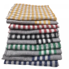 Cenocco CC-9069: Grijs 10-Delig Vintage Stripe Katoenen Keukendoekset - 50x70cm