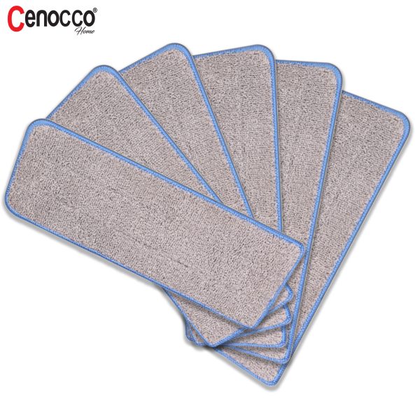 Cenocco CC-MOPM6: Set van 6 Wasbare Vervangbare Microvezel Dweilpads - Afbeelding 2