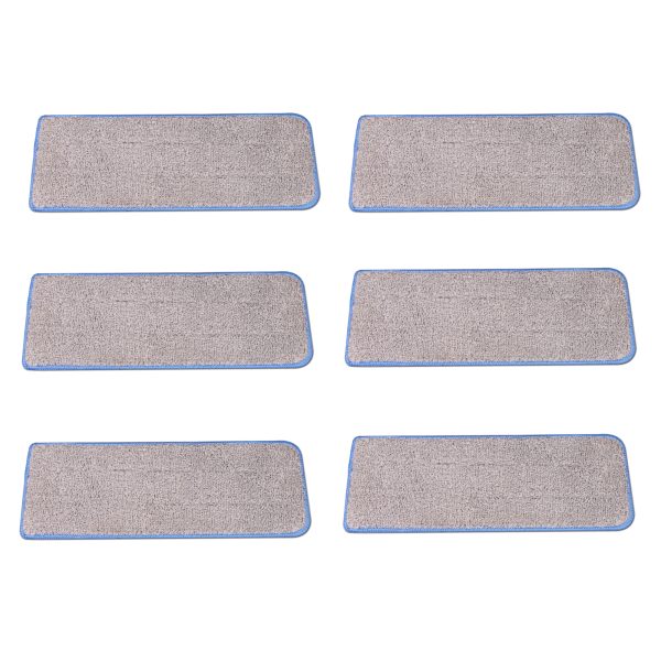 Cenocco CC-MOPM6: Set van 6 Wasbare Vervangbare Microvezel Dweilpads - Afbeelding 4