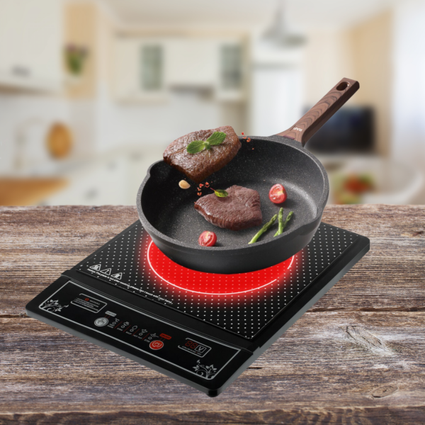Cheffinger CF-IND200: Eén inductiekookplaat - 2000W - Afbeelding 2