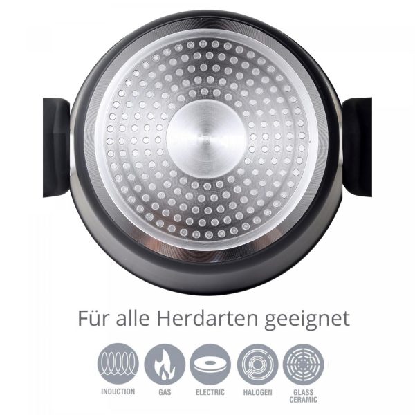 Cheffinger 14-Delige XXL Kookpottenset met Afneembare Handgrepen + 4 Pollepels - Afbeelding 3