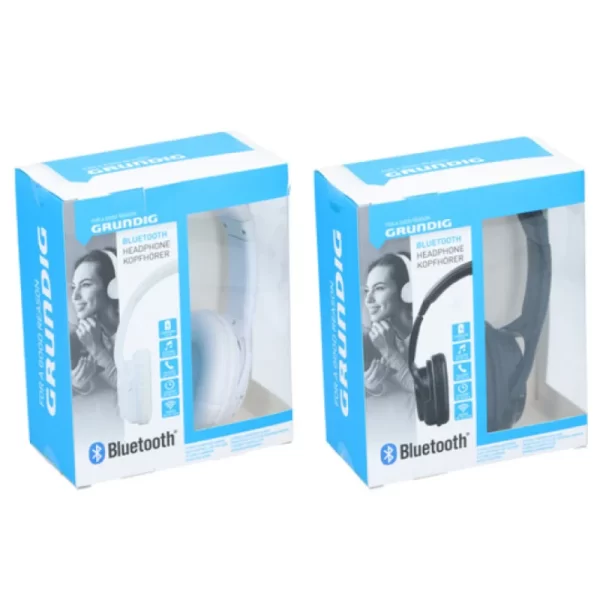 Grundig ED-40080: Bluetooth-stereohoofdtelefoon Met Geluidsisolerende Microfoon Zwart - Afbeelding 2