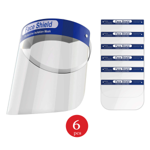 Face Shield Set van 6 Beschermende Gezichtsschermen