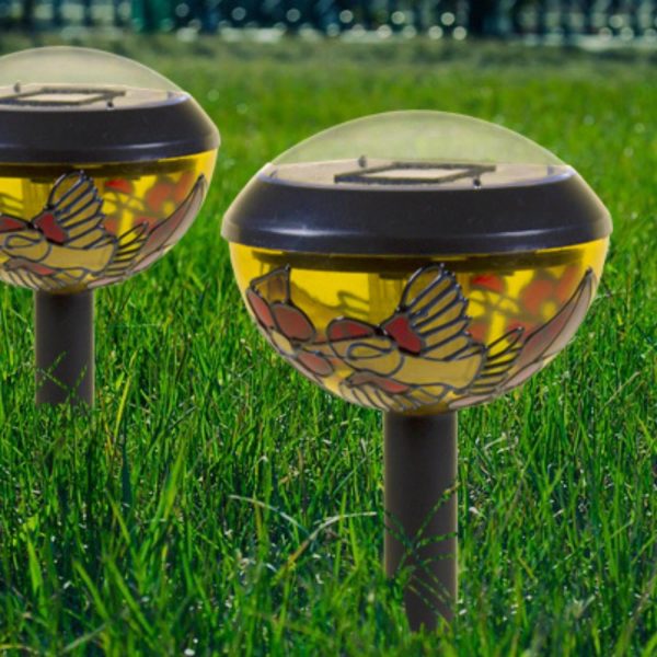 Genius Ideas Set van 2 Zonnelampen Tiffany Design - Afbeelding 2