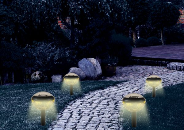 Genius Ideas Set van 2 Zonnelampen Tiffany Design - Afbeelding 4