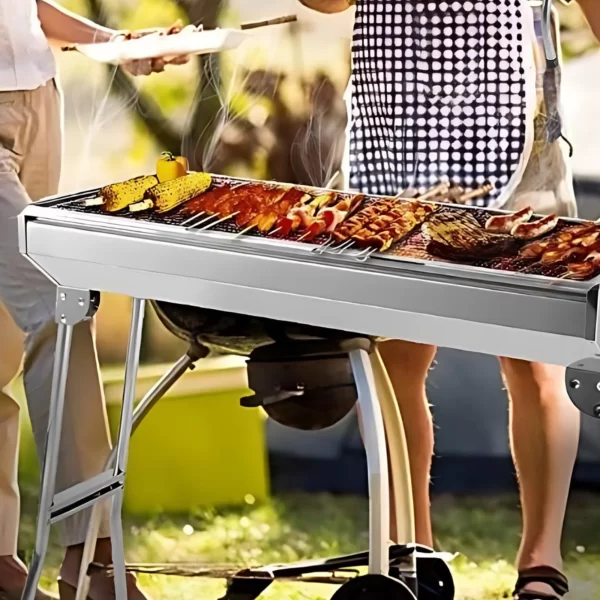 Herzberg HG-8112: Barbecue Grill met Draagtas - Afbeelding 2