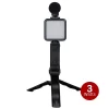 Grundig ED-38135: 3-in-1 Selfie Studio Vlogging Kit met Verlichting, Microfoon en Statief - Afbeelding 3