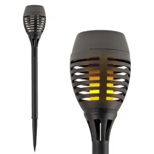 Grundig ED-66407: 12 LED Tuinfakkel Op Zonne-Energie + Dansende Vlam