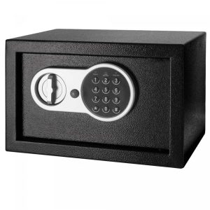 Herzberg HG-03855: Double Bolt Elektronische Digitale Stalen Kluis - 20x31x20cm