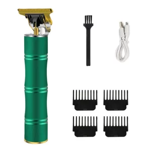 Herzberg HG-04104: Oplaadbare Professionele Elektrische Tondeuse - Bamboe Groen