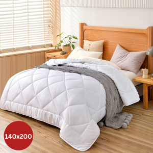 Herzberg HG-14267WD: 4 Sterren Kwaliteit Wit Dekbed - 140x200cm