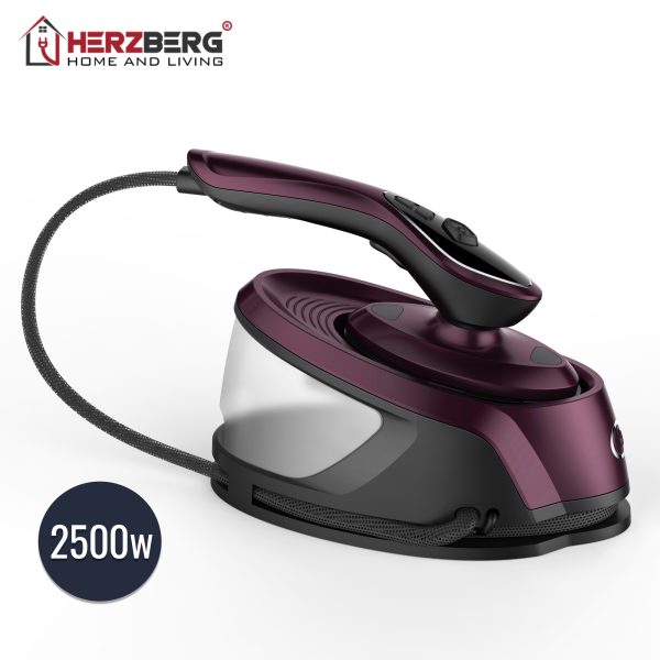 Herzberg HG-8057: Multifunctionele Strijkijzerstomer Met Station - Afbeelding 3