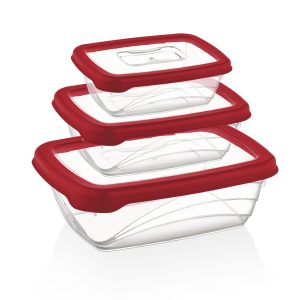 Herzberg 3 Stuks Bio Saver Box Rood