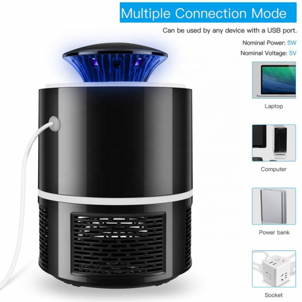 Herzberg HG-03138: Licht & Vacuüm Mosquito Killer Lamp - Afbeelding 4