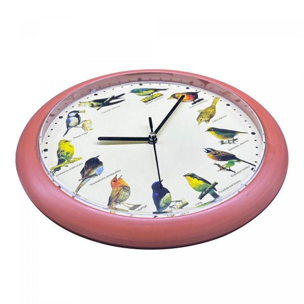 Herzberg HG-03701: Japanse Zangvogel Klok - Hout - Afbeelding 4