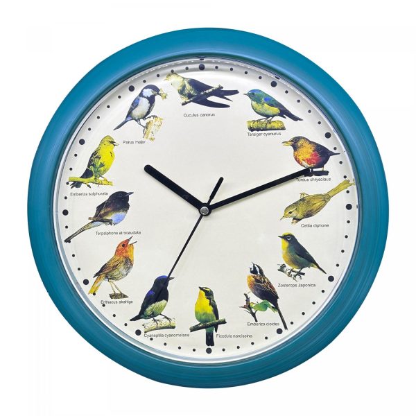 Herzberg HG-03718: Japanse Zangvogel Klok - Groen
