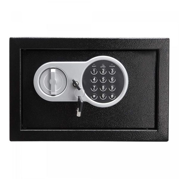 Herzberg HG-03855: Double Bolt Elektronische Digitale Stalen Kluis - 20x31x20cm - Afbeelding 4
