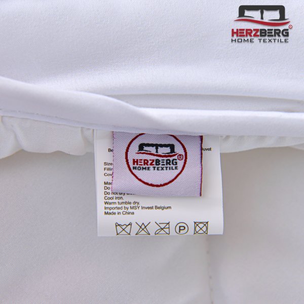 Herzberg HG-24267WD: 4 Sterren Kwaliteit Wit Dekbed - 240x200cm - Afbeelding 4