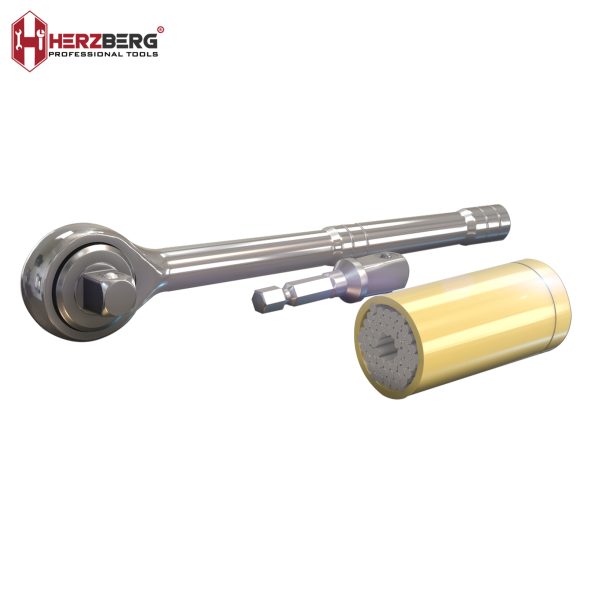 Herzberg HG-5031: 3-dlg Universele Dopsleutel - Afbeelding 2