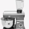 Herzberg HG-5065: 2 in 1 6,5L Standmixer en 1,7 Blender - 1200W Rood - Afbeelding 3