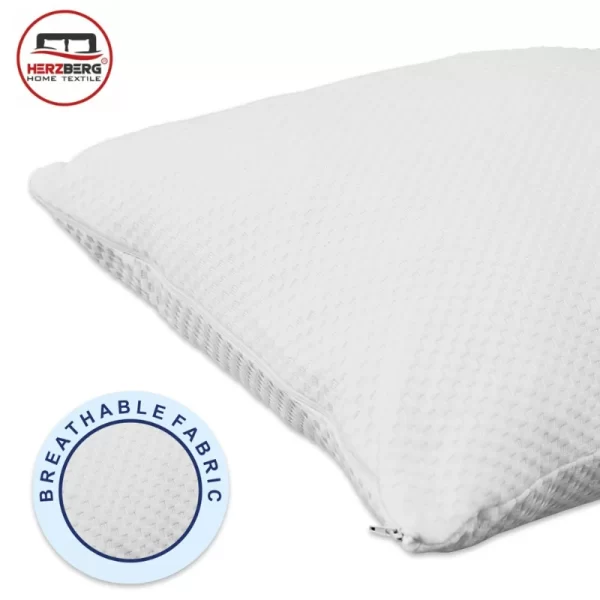 Herzberg HG-65X2: 2 Stuks Versnipperd Traagschuimkussen - Afbeelding 4