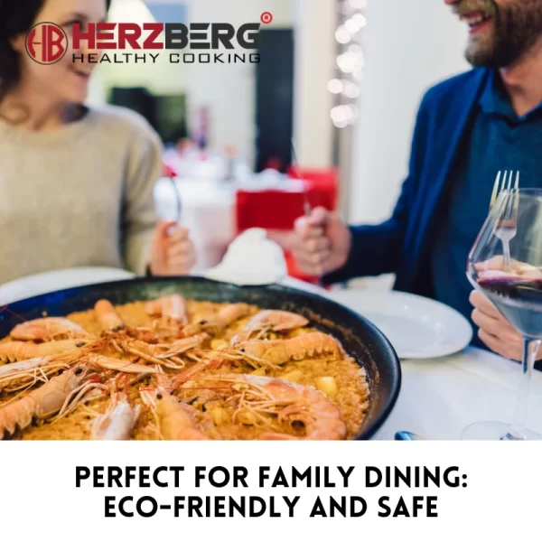 Herzberg HG-7132PP: 32cm Paella Pan - Afbeelding 4