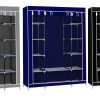 Herzberg HG-8009: Opberggarderobe - Groot Grijs - Afbeelding 2