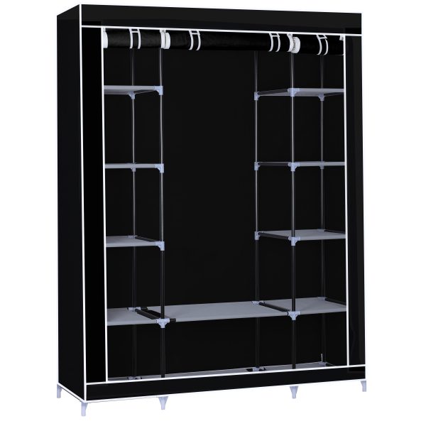 Herzberg HG-8009: Opberggarderobe - Groot Grijs - Afbeelding 3