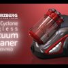 Herzberg HG-8047RED: Stofzuiger Zonder Stofzak Met Meerdere Cyclonen - Afbeelding 3