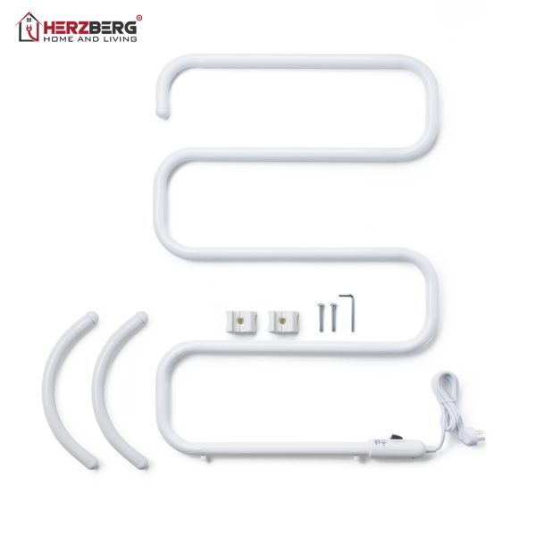 Herzberg HG-8071: Elektrisch verwarmd handdoekrek - Afbeelding 4