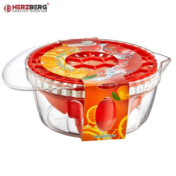 Herzberg 2-in-1 Multifunctionele handmatige granaatappelzaadverwijderaar en citruspers - Afbeelding 2