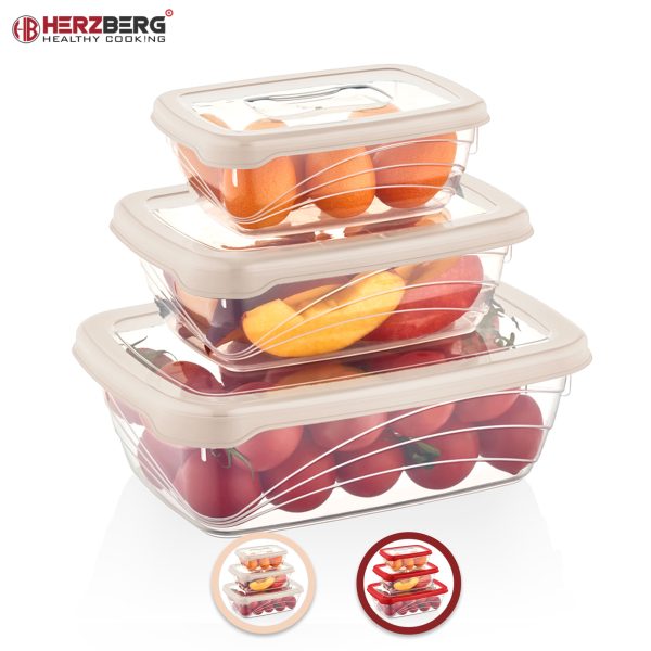 Herzberg 3 Stuks Bio Saver Box Ivoor - Afbeelding 3