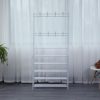 Herzberg 4-Tier Entryway Coat Rack and Hallway Storage Rack Organizer - 80x170cm - Afbeelding 4