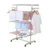 Herzberg 3-tier Kleding Wasserij Droogrek Wit