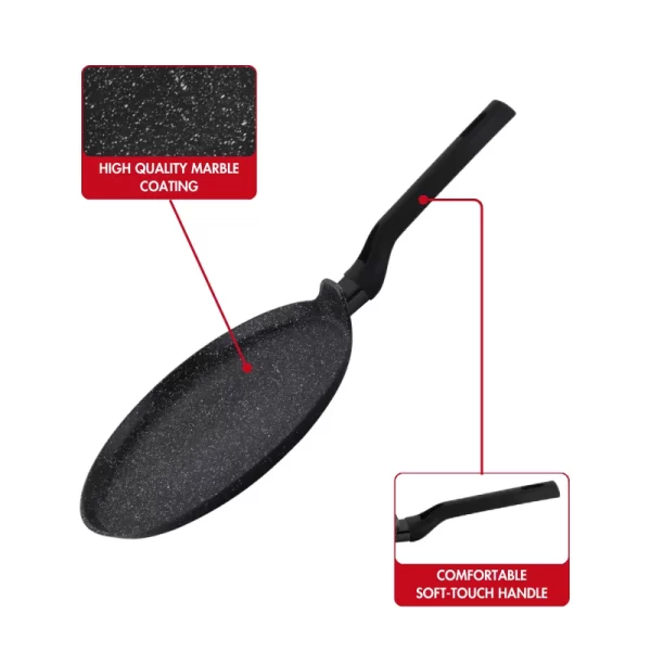 Herzog HR-2614: 24cm Marmeren Crêpepan - Afbeelding 4