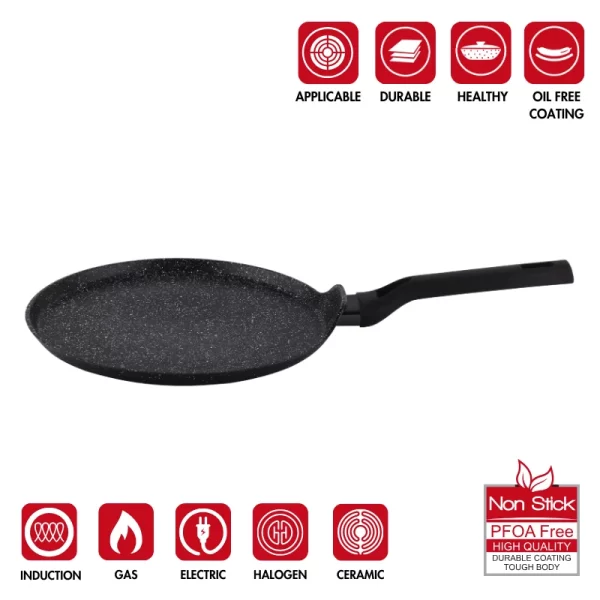 Herzog HR-2614: 24cm Marmeren Crêpepan - Afbeelding 2