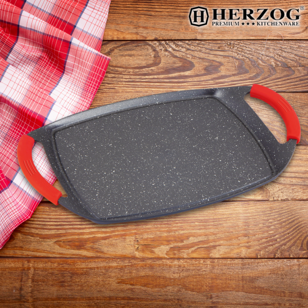 Herzog Steenbakplaat met Anti-aanbaklaag 47cm - Afbeelding 4