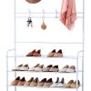 Herzberg 4-Tier Entryway Coat Rack and Hallway Storage Rack Organizer - 80x170cm