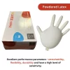 Master Gloves: Set van 100 Latex Wegwerphandschoenen in Poedervorm - Maat M - Afbeelding 4