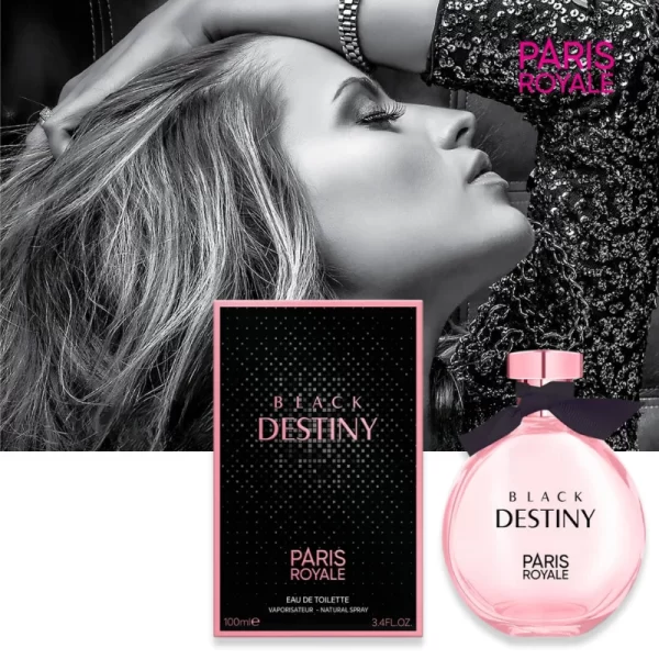 Paris Royale PR019: Black Destiny voor Vrouwen 100ml EDT - Afbeelding 3